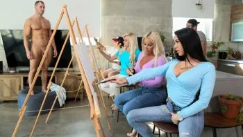 Sip And Paint And Suck Cock